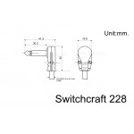 Switchcraft Pancake Mono Plug Model 228